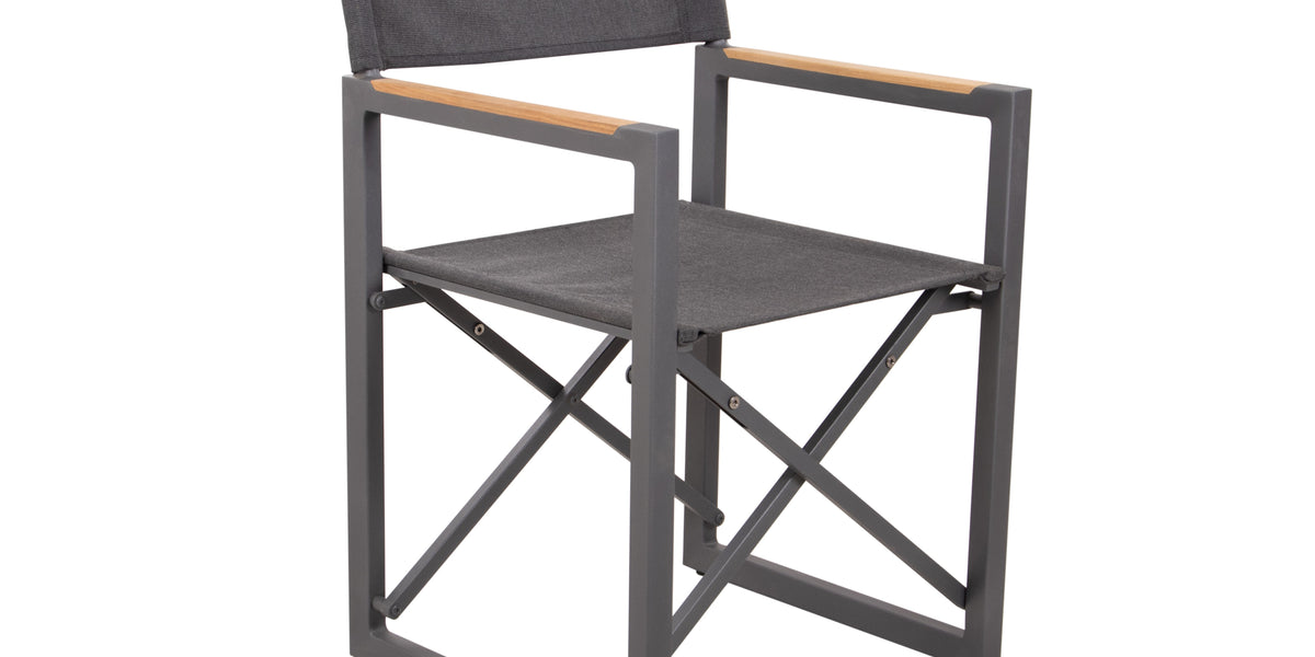 Grey directors chair discount
