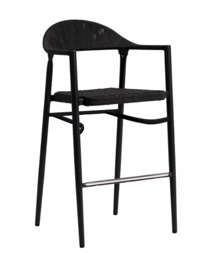 Edge Bar Stool - Black – Casualife Outdoor Living