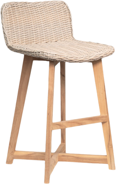 Cabin Counter Bar Stool - Beach Wash – Casualife Outdoor Living